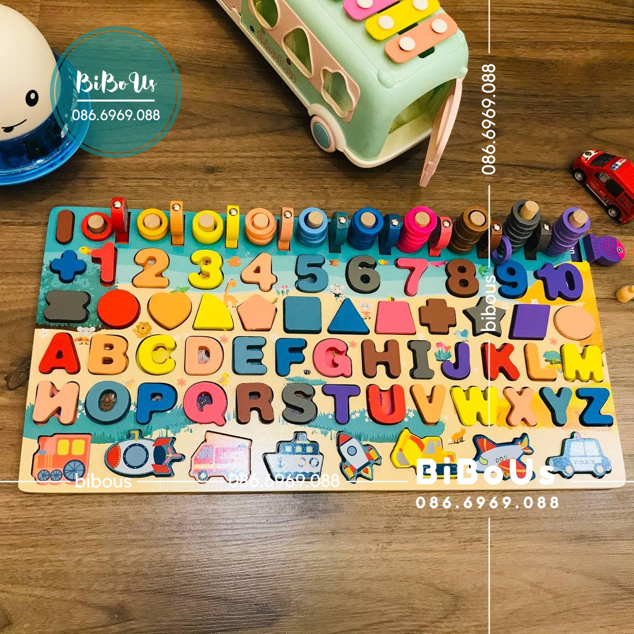 Bộ Đồ Chơi Câu Cá Bằng Gỗ