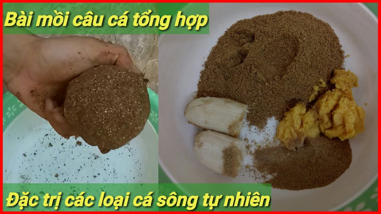 Mồi Câu Cá Sông Tự Nhiên