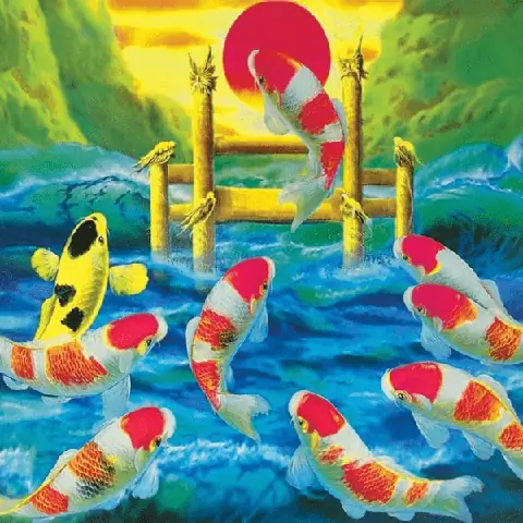 Tranh Gỗ Cá Chép